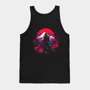 Japanese Traditional Mount fuji Japan Geisha Tank Top